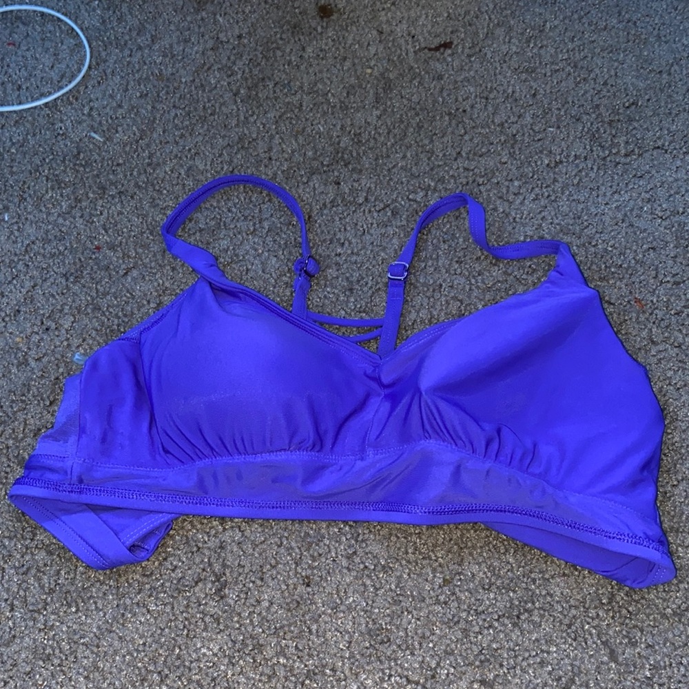 light purple bikini top
